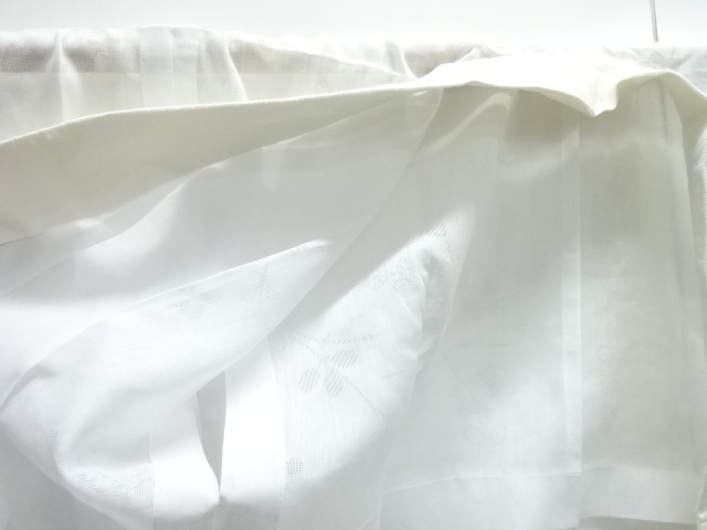  すかし織秋草模様夏用長襦袢